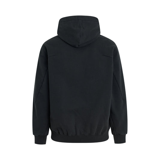 CD-R Embroidery Hoodie in Black