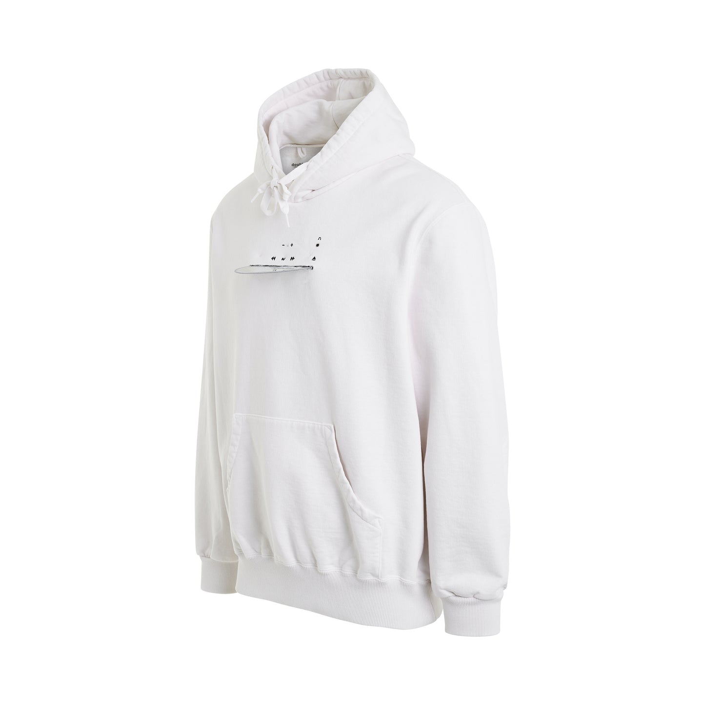 CD-R Embroidery Hoodie in White