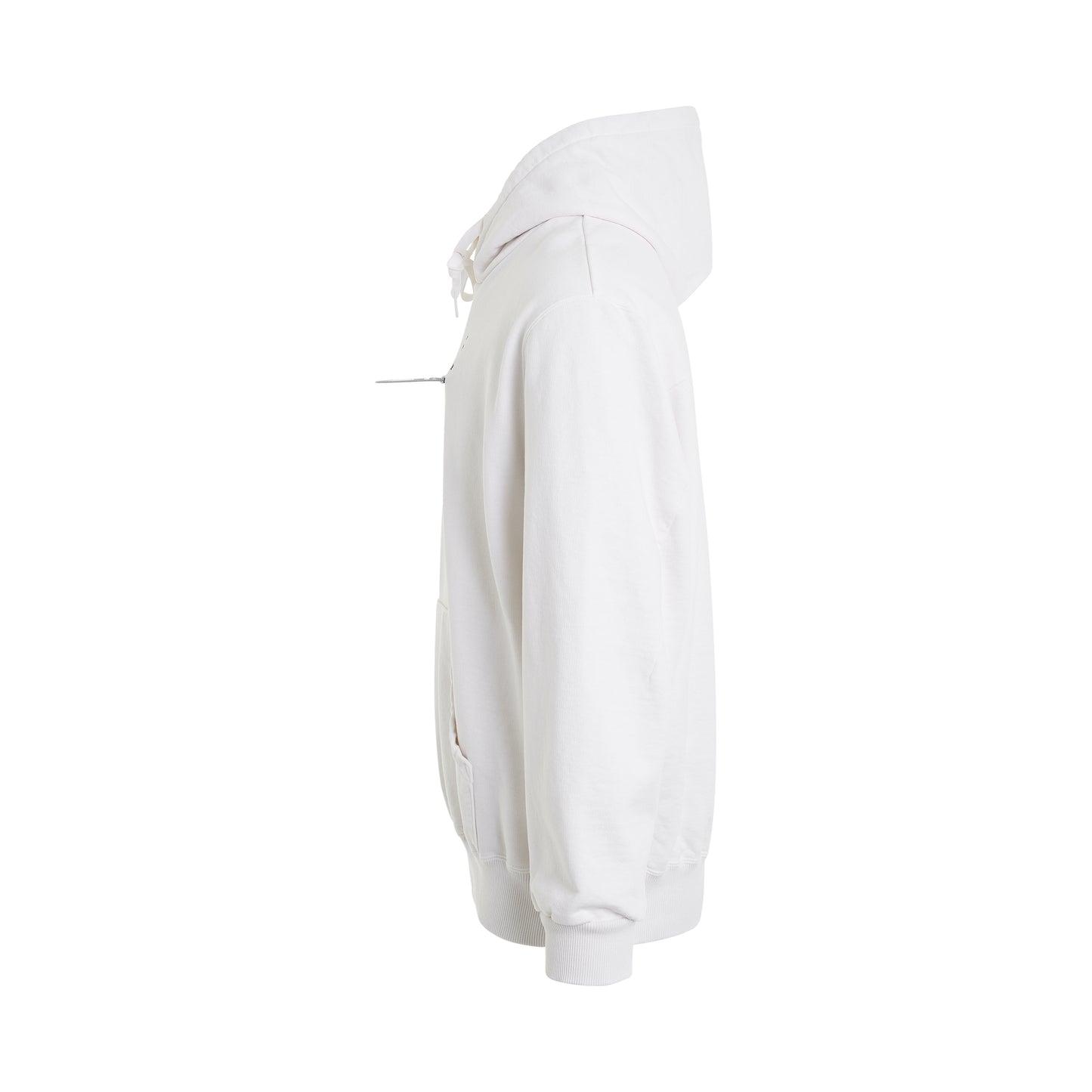 CD-R Embroidery Hoodie in White