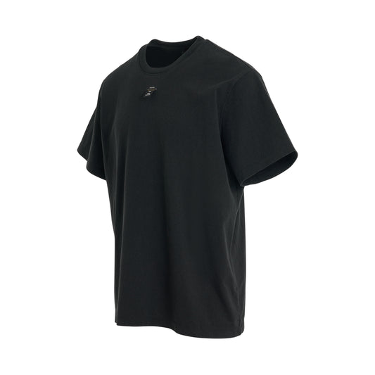 SD Card Embroidery T-Shirt in Black