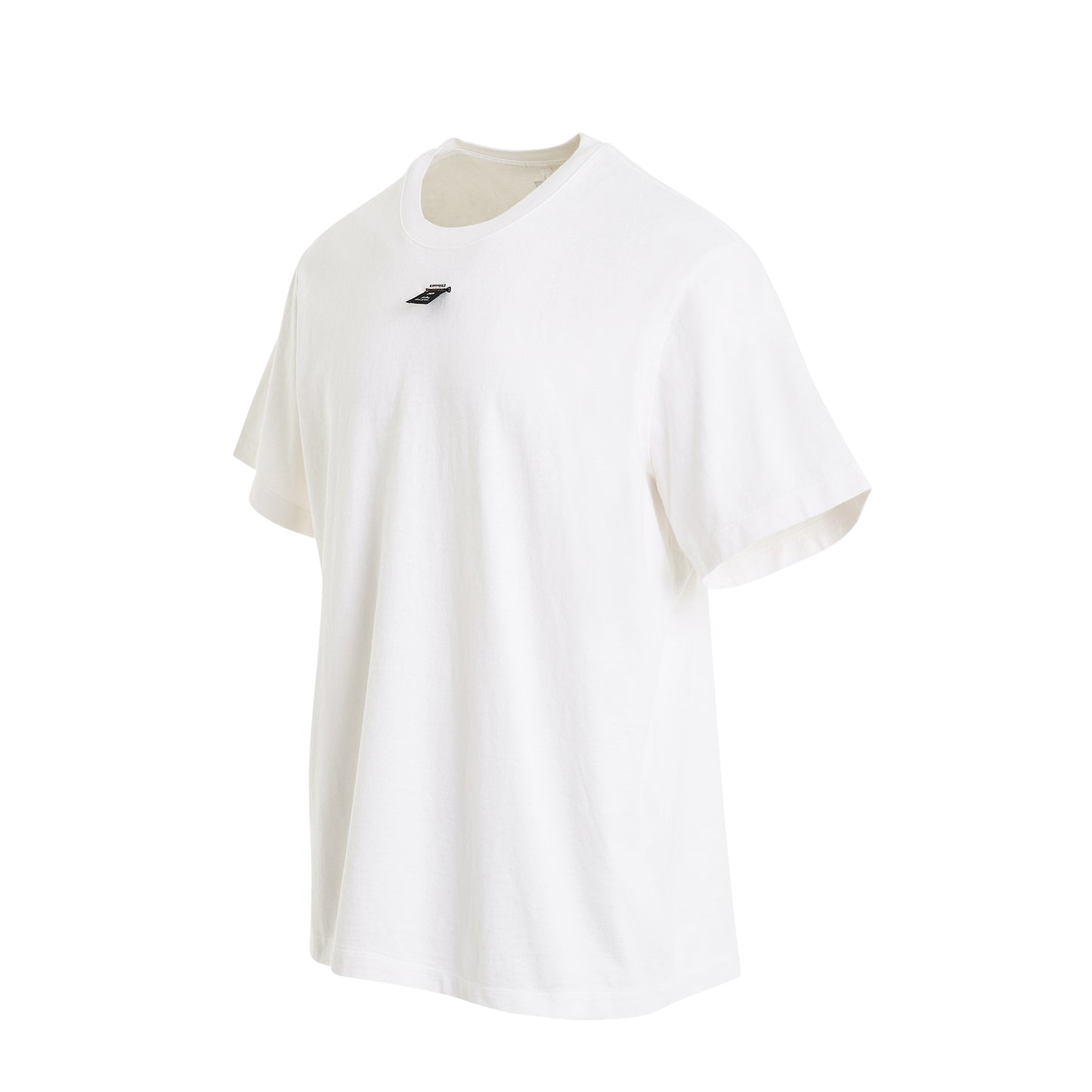 SD Card Embroidery T-Shirt in White