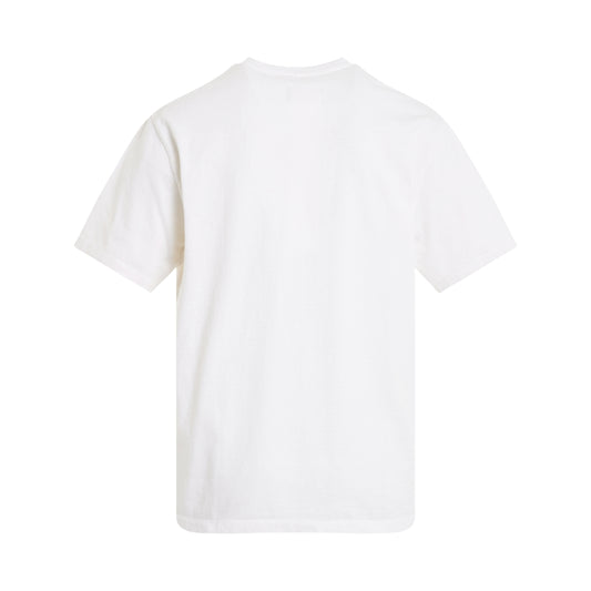 SD Card Embroidery T-Shirt in White