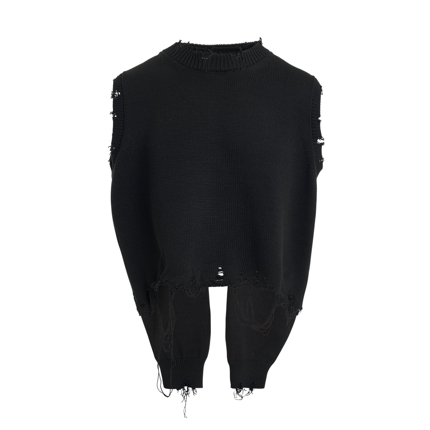 2Way Sleeve Sweater in Black