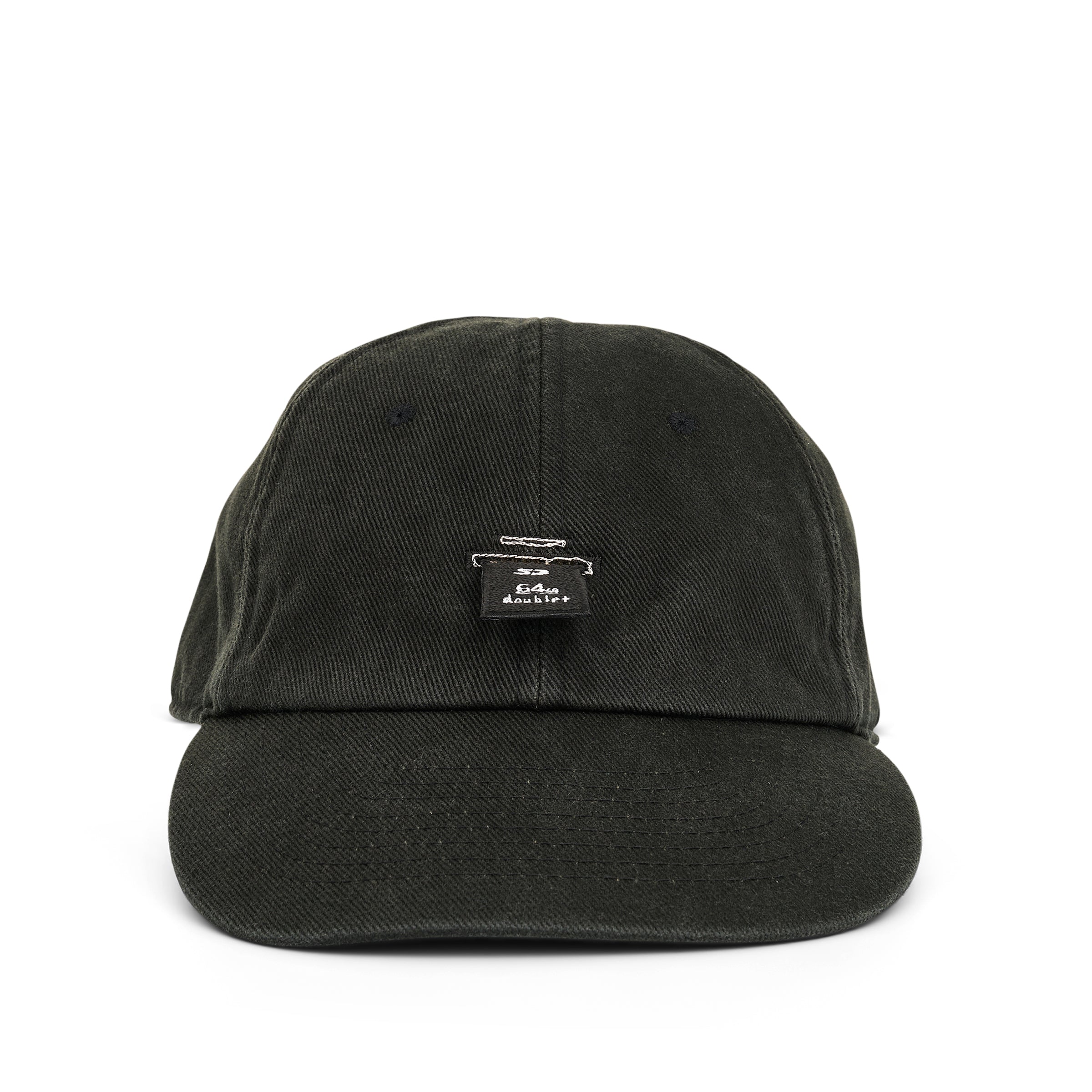 SD Card Embroidery Cap in Black