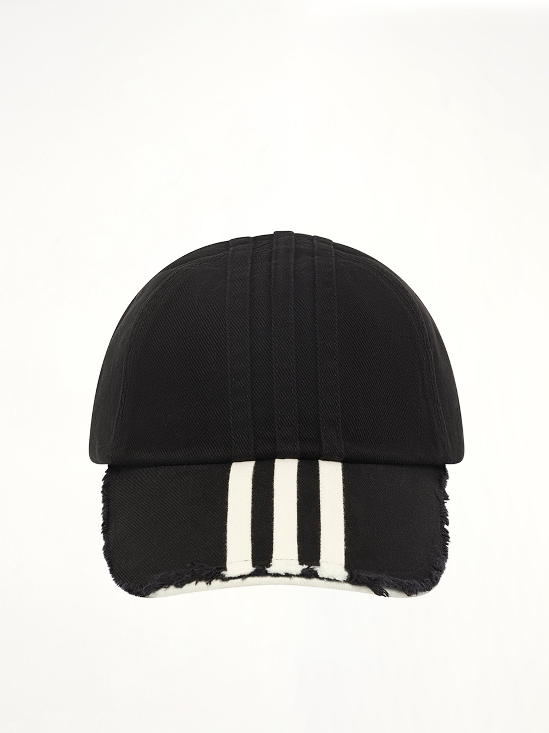 Y-3 Stripes Cap in Black