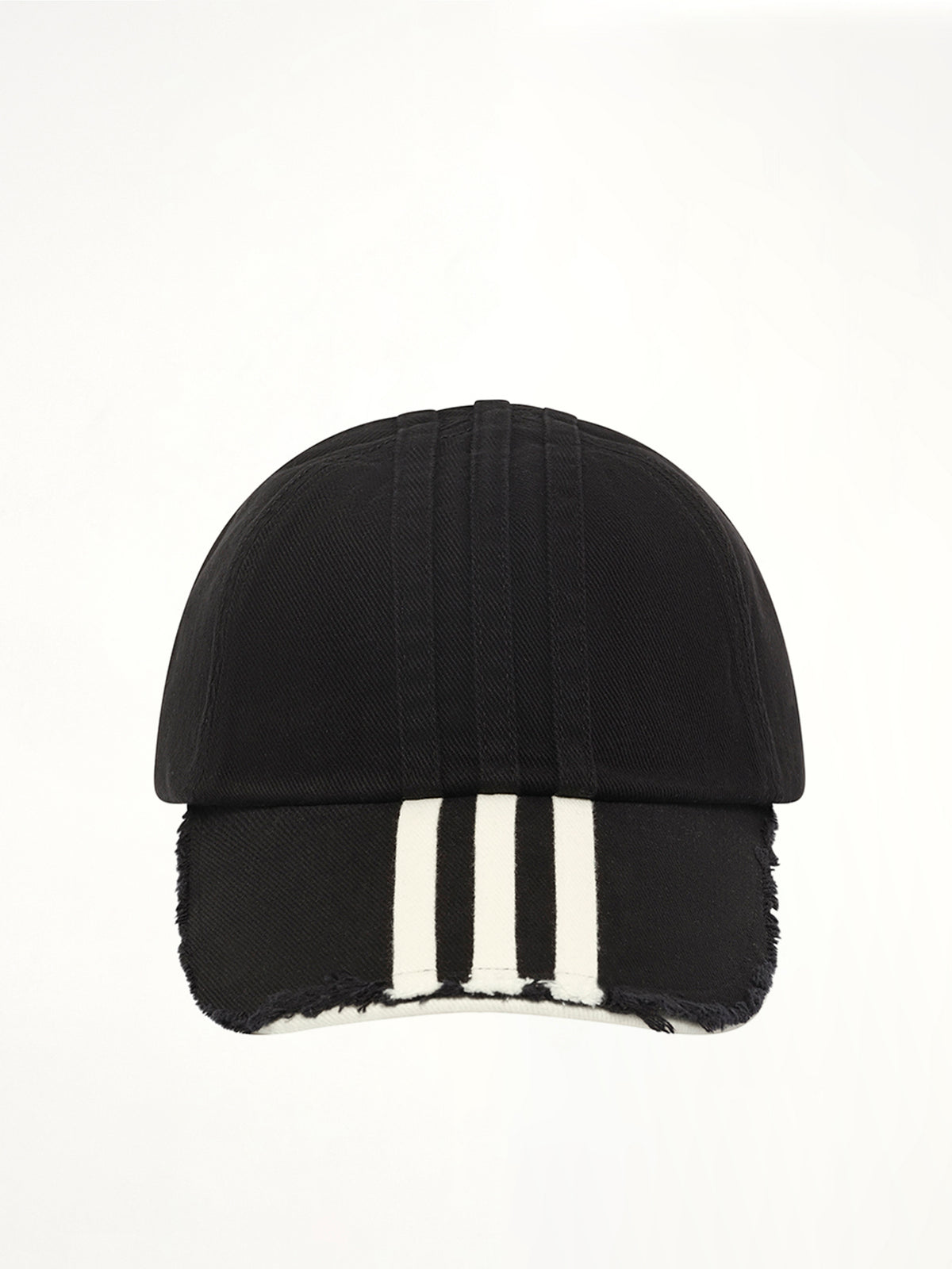 Y-3 黑色条纹棒球帽