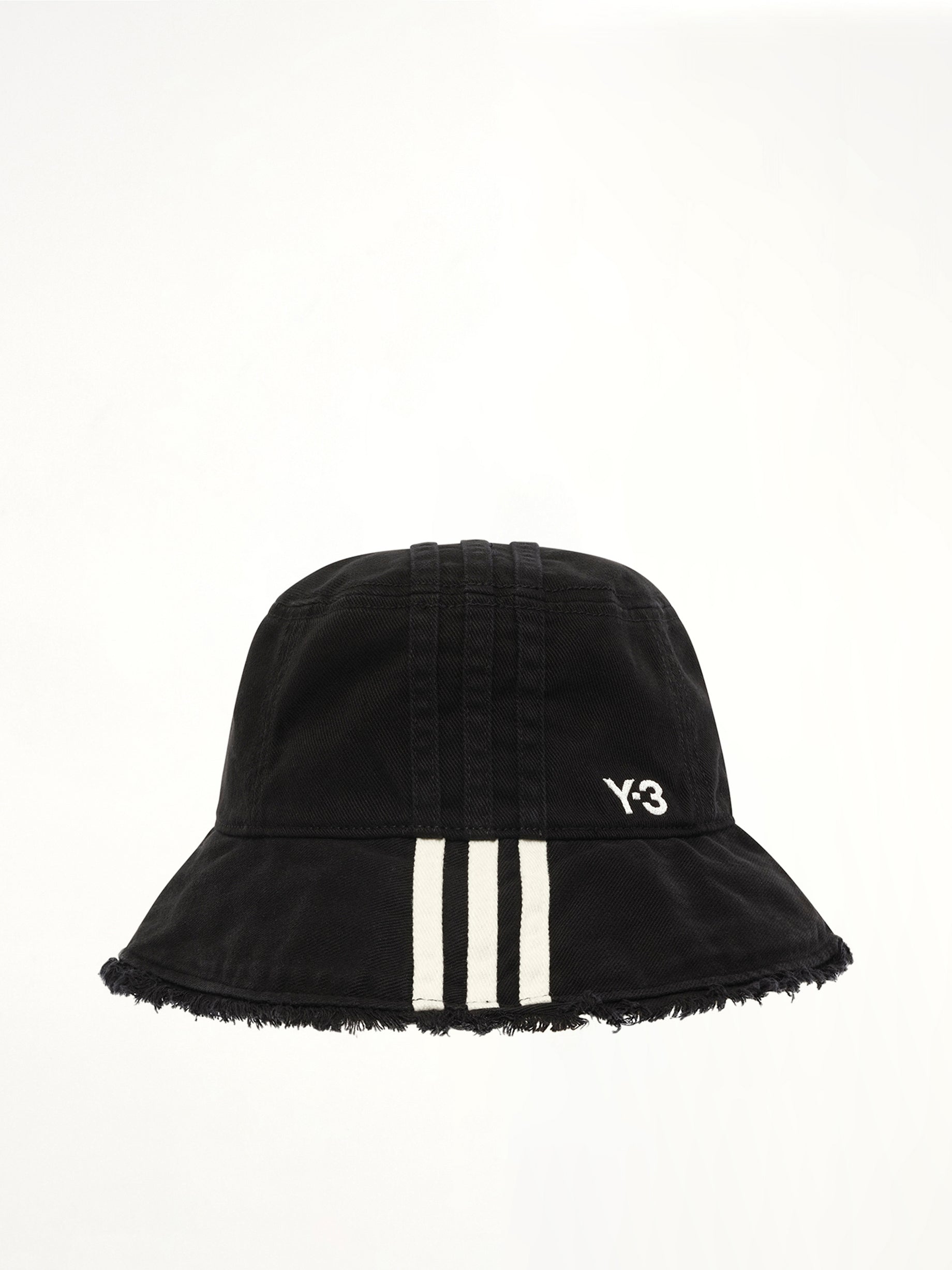 Y-3 Stripes Hat in Black