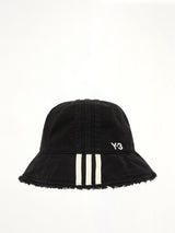 Y-3 黑色条纹帽