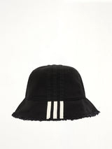 Y-3 黑色条纹帽