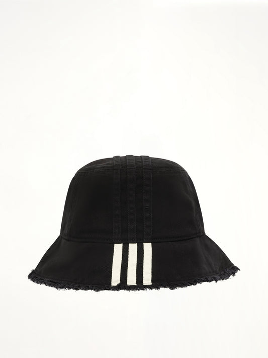Y-3 Stripes Hat in Black