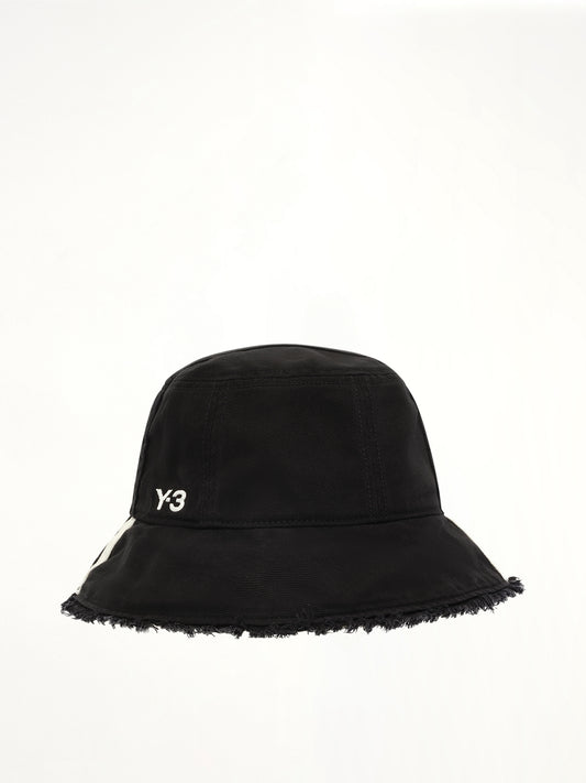 Y-3 Stripes Hat in Black