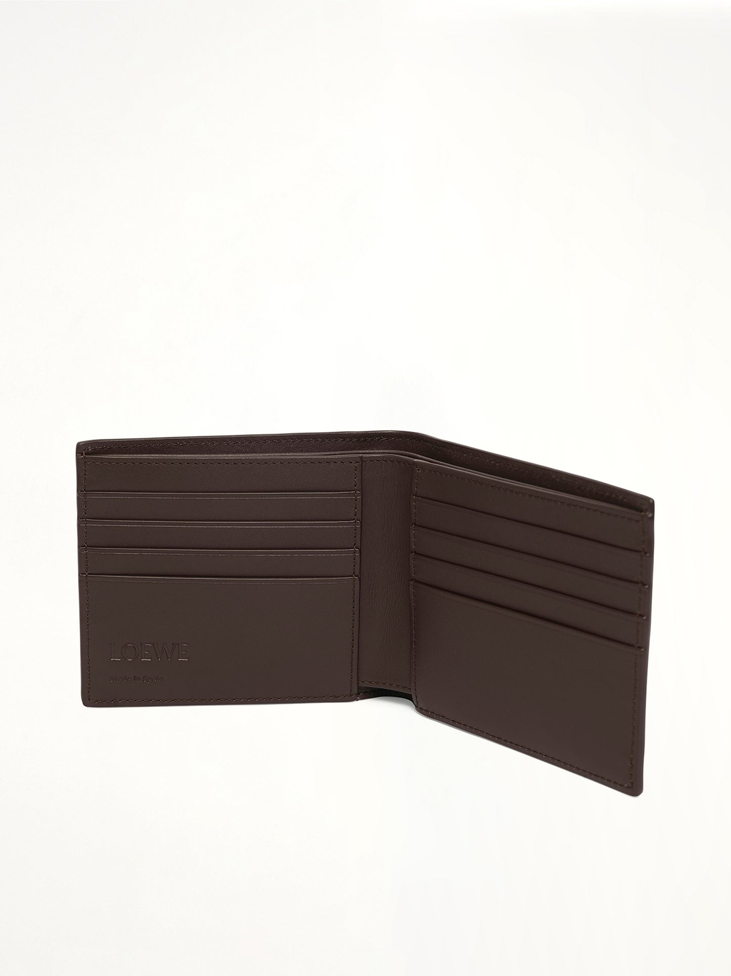 Bifold Wallet Allover Cats in Brown