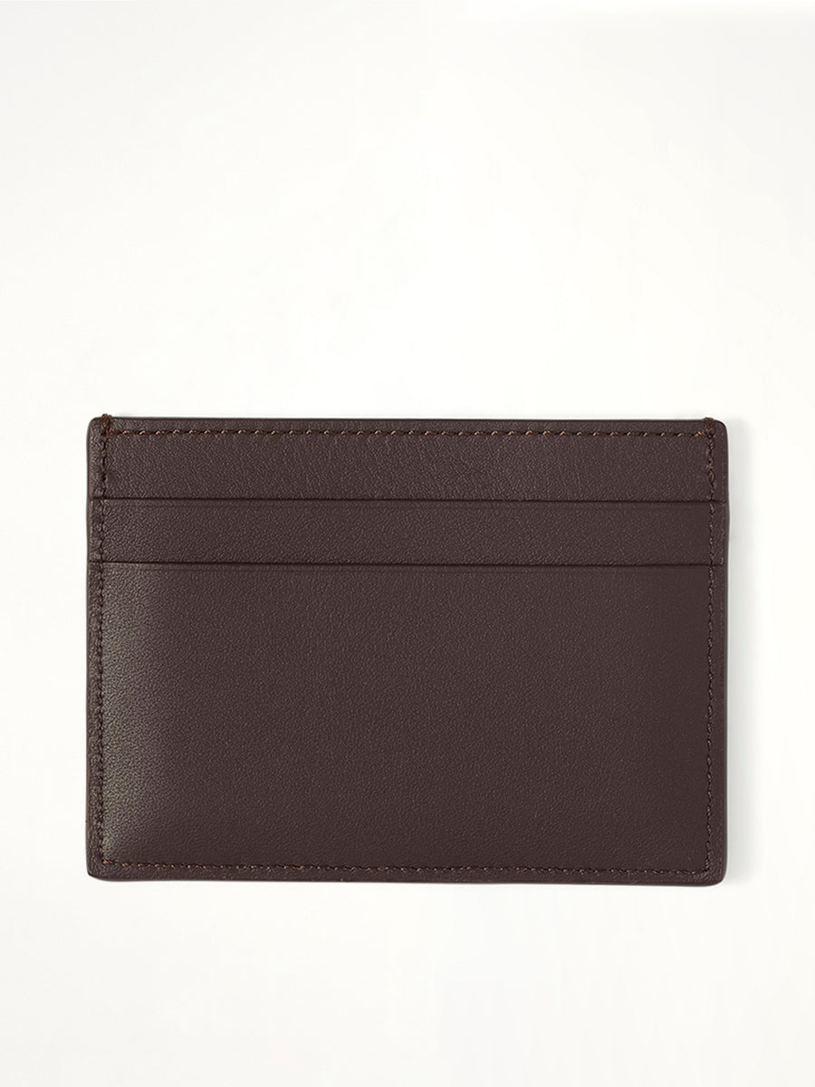 Plain Cardholder Allover Cats in Brown