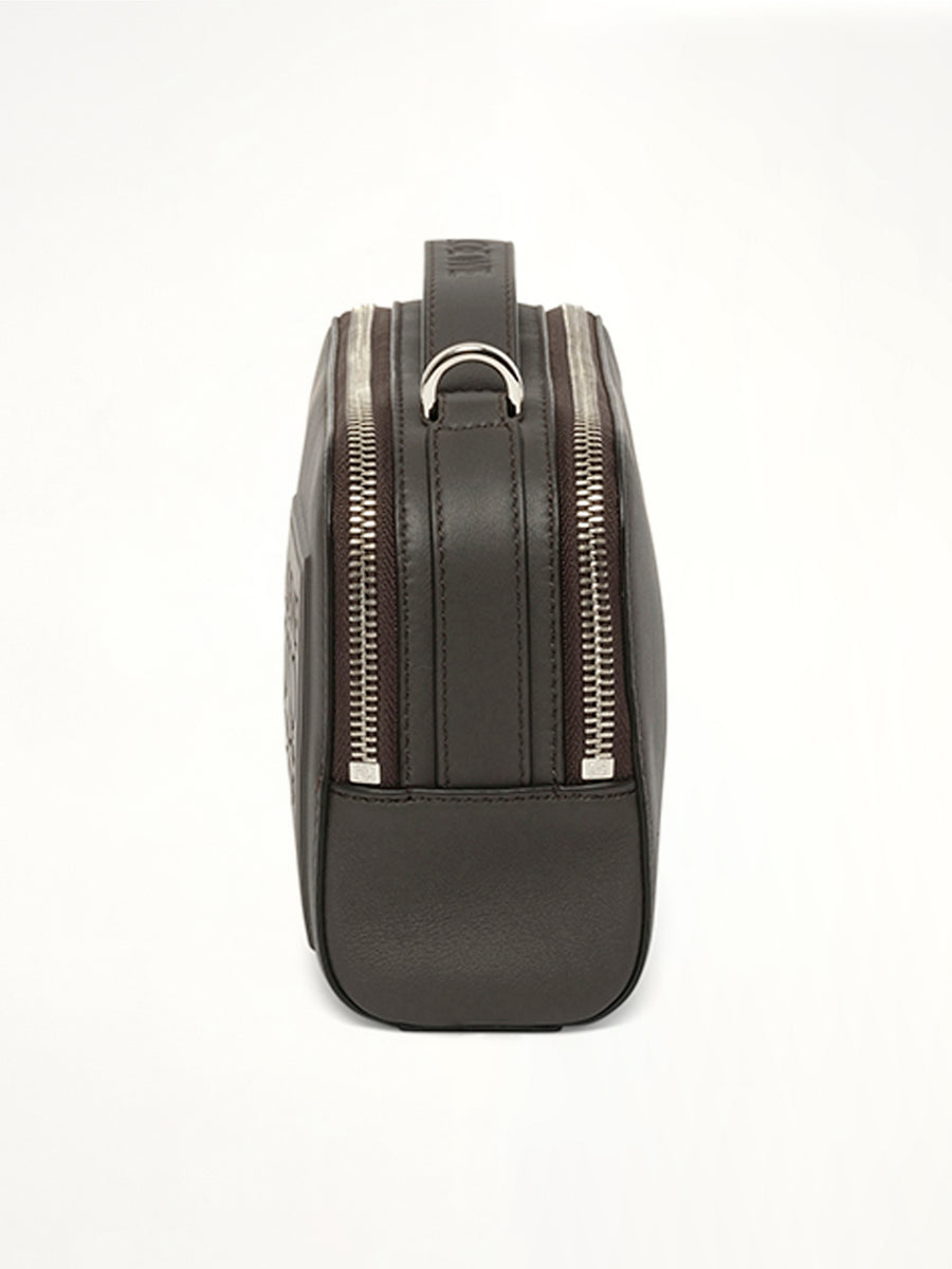 Loewe Patch Camera Bag Mini in Dark Grey