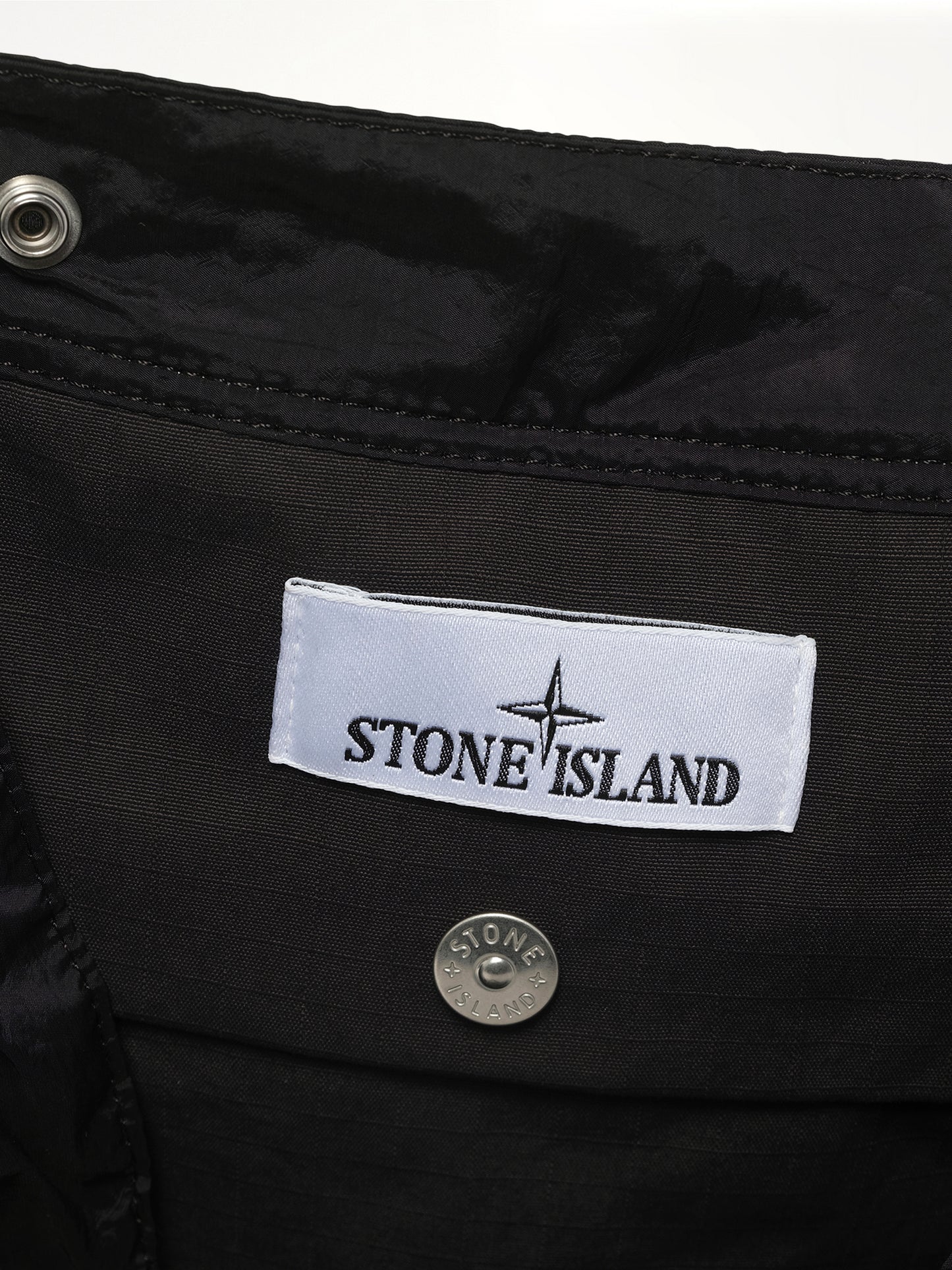 920001 Coated Nylon Tote Bag in Black