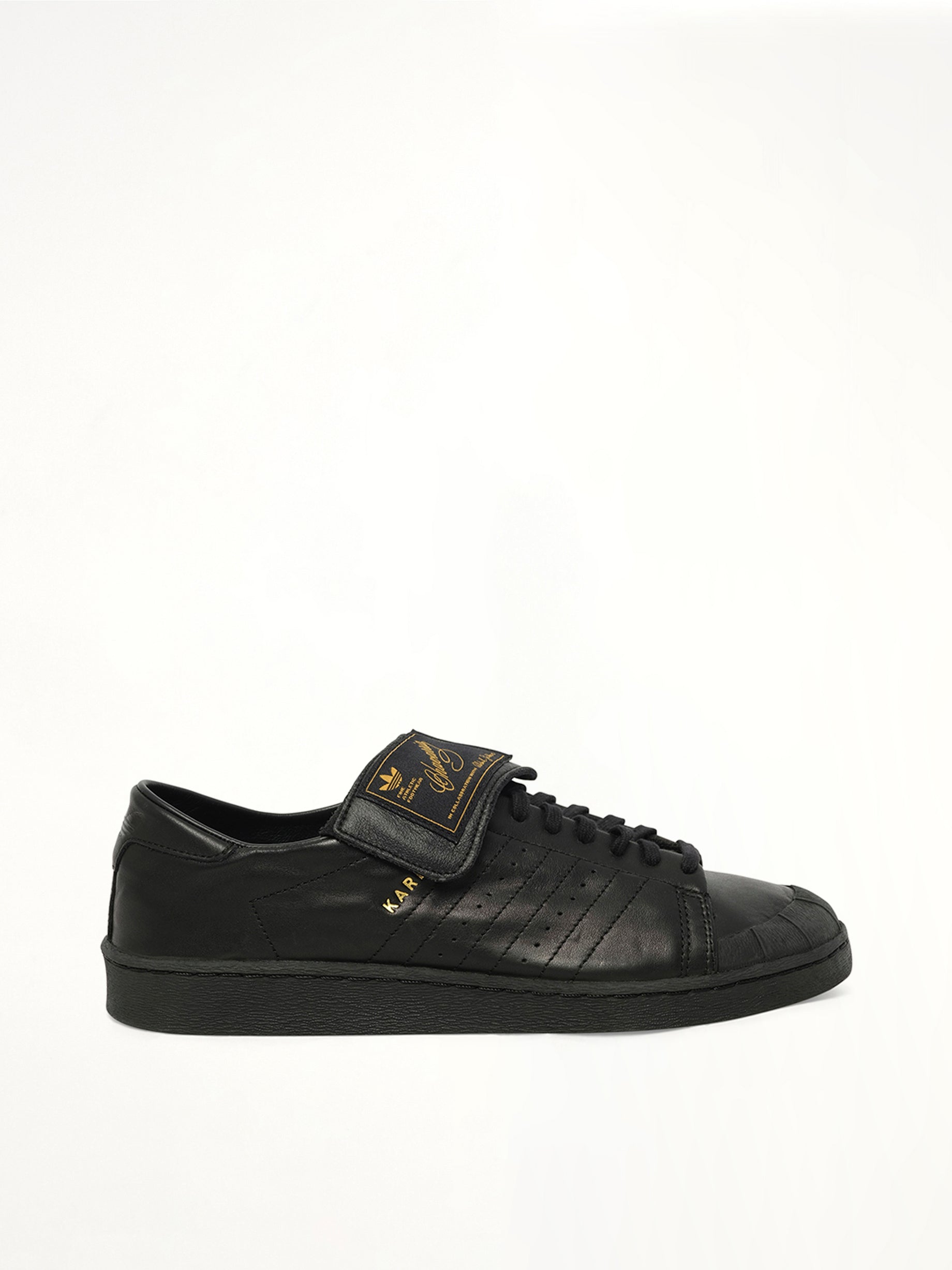 Adidas X Chavarria Jabbar Low Sneaker in Black Side View | WILLY CHAVARRIA