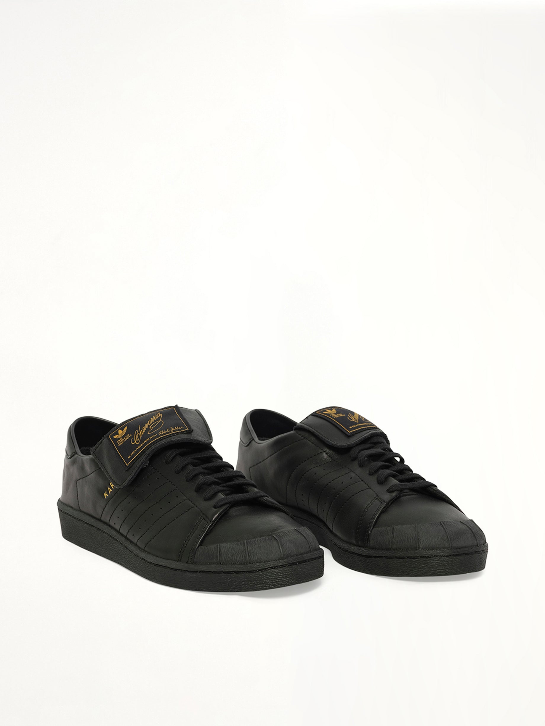 Adidas X Chavarria Jabbar Low Sneaker in Black Front View | WILLY CHAVARRIA