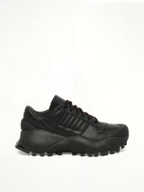 Adidas x Chavarria Forum Combat Sneaker in Black Side View | WILLY CHAVARRIA