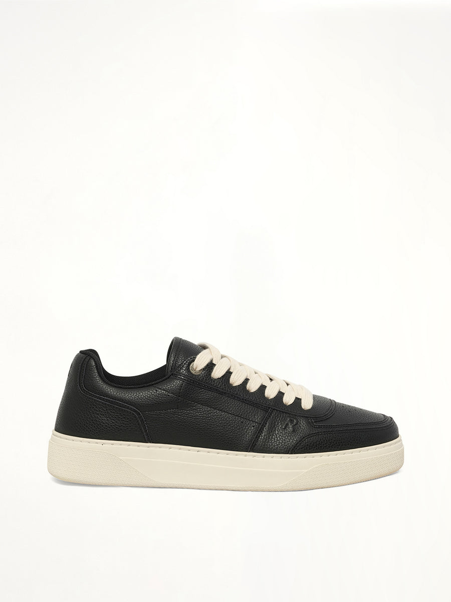 Initial Sneaker in Black Side View | REPRESENT