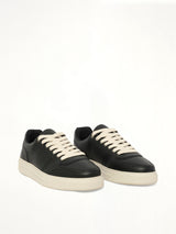 Initial Sneaker in Black Front View | REPRESENT