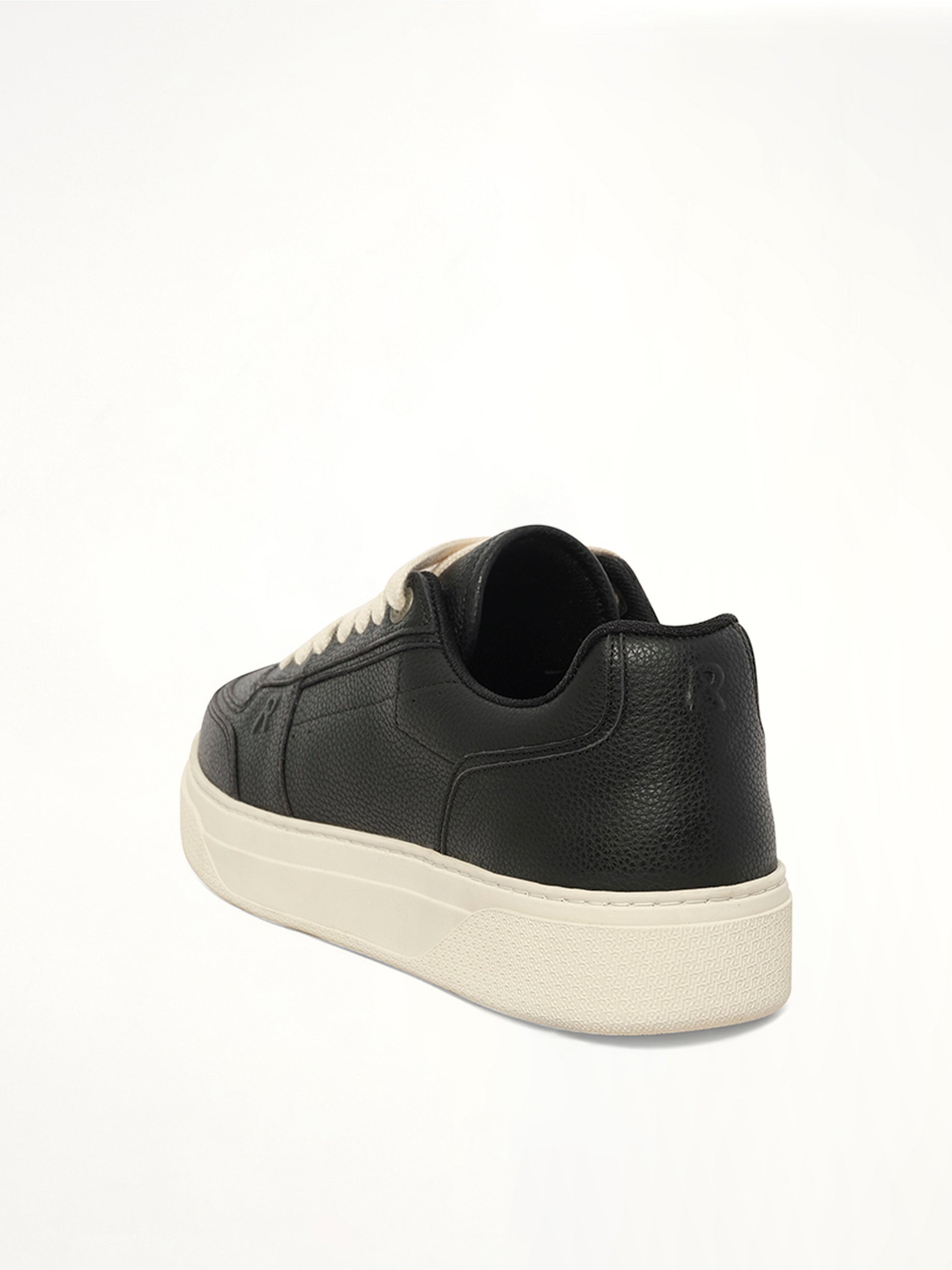 Initial Sneaker in Black Back View | REPRESENT