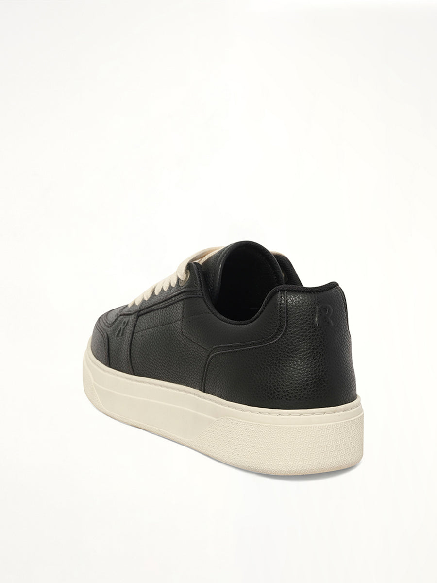 Initial Sneaker in Black Back View | REPRESENT