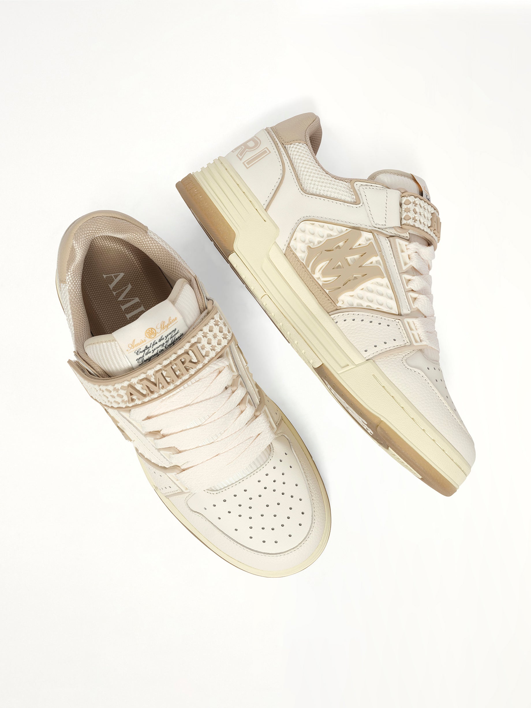 MA Skyline in Alabaster Top View | AMIRI