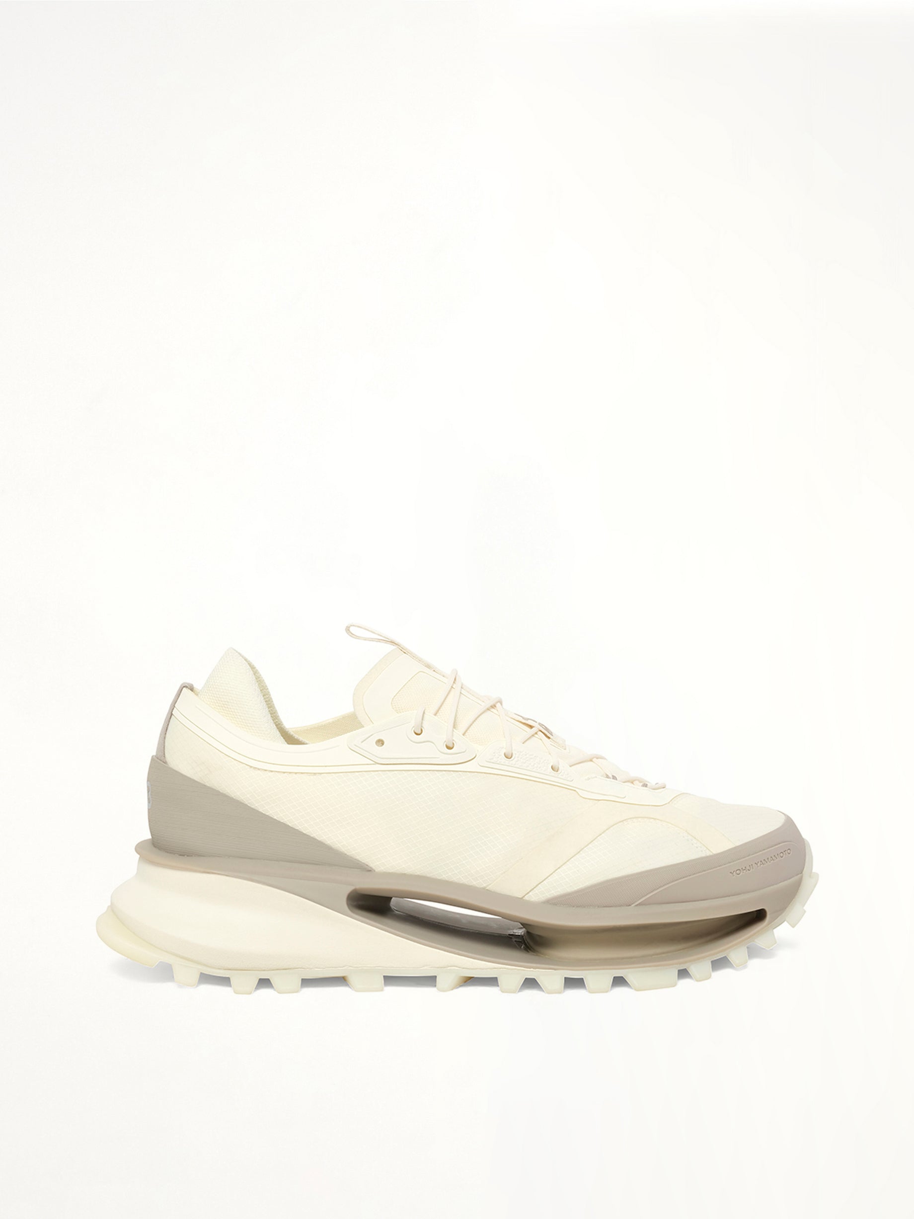 Y-3 S-Gendo Trail Sneaker in Off White Side View | Y-3