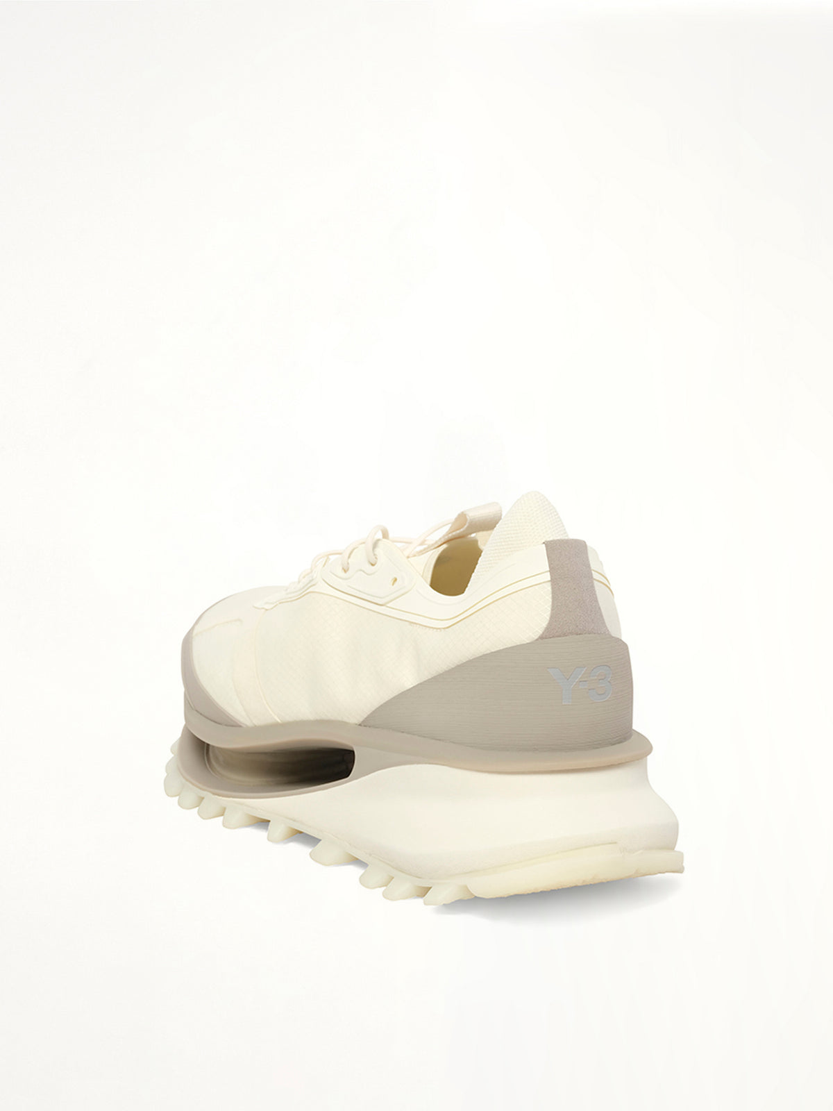 Y-3 S-Gendo Trail Sneaker in Off White Back View | Y-3