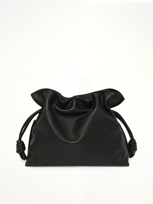 Flamenco Clutch Square in Black/Burgundy