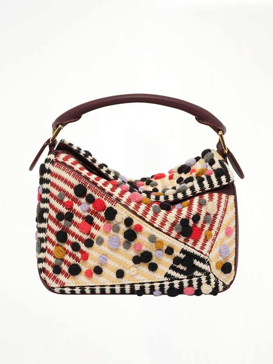 Puzzle S Dotted in Natural/Multicolor