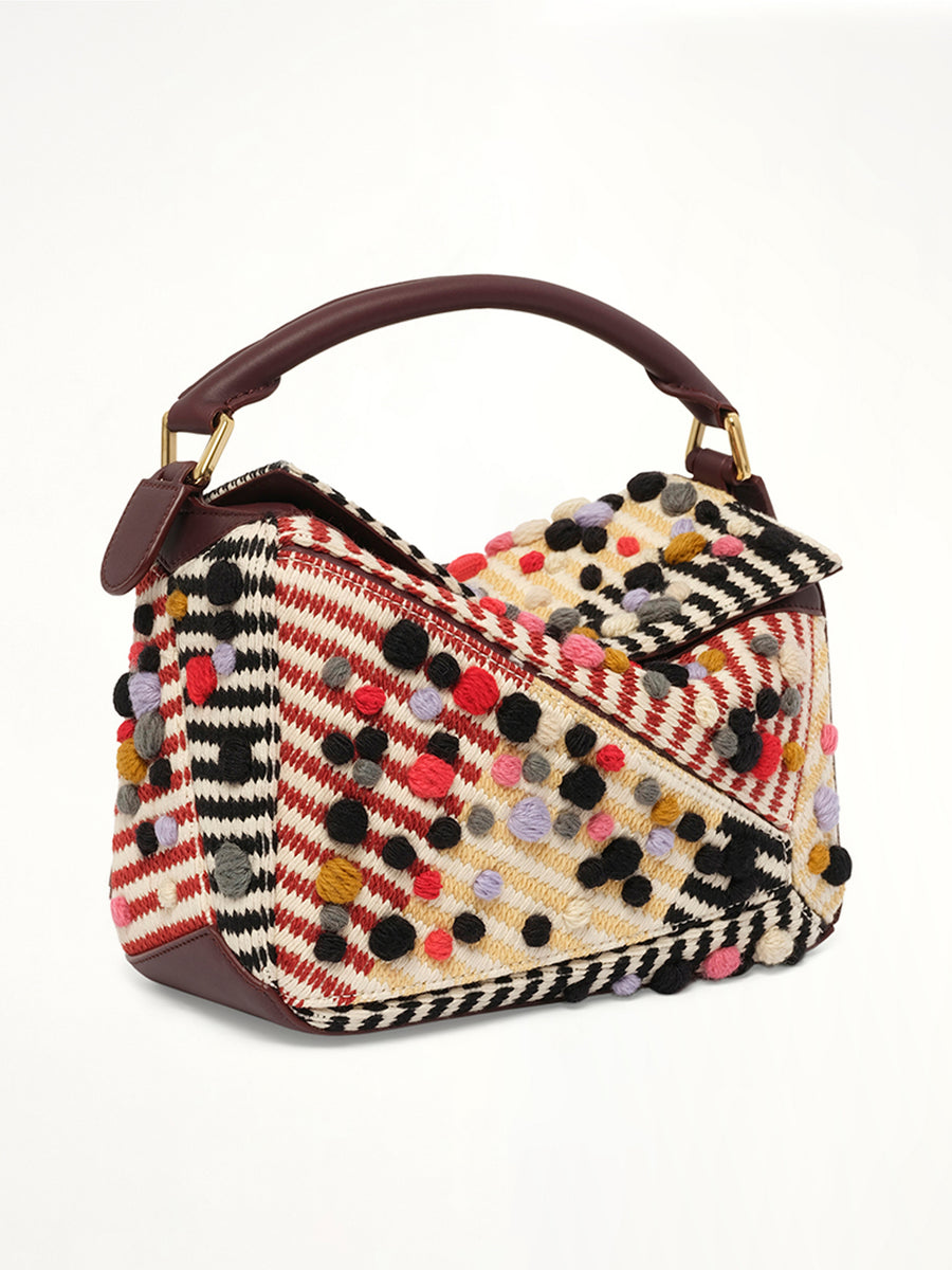 Puzzle S Dotted in Natural/Multicolor
