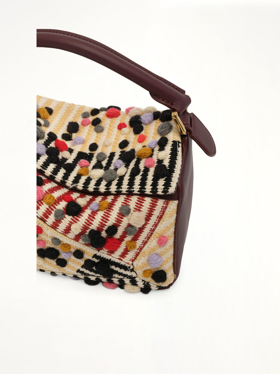 Puzzle S Dotted in Natural/Multicolor