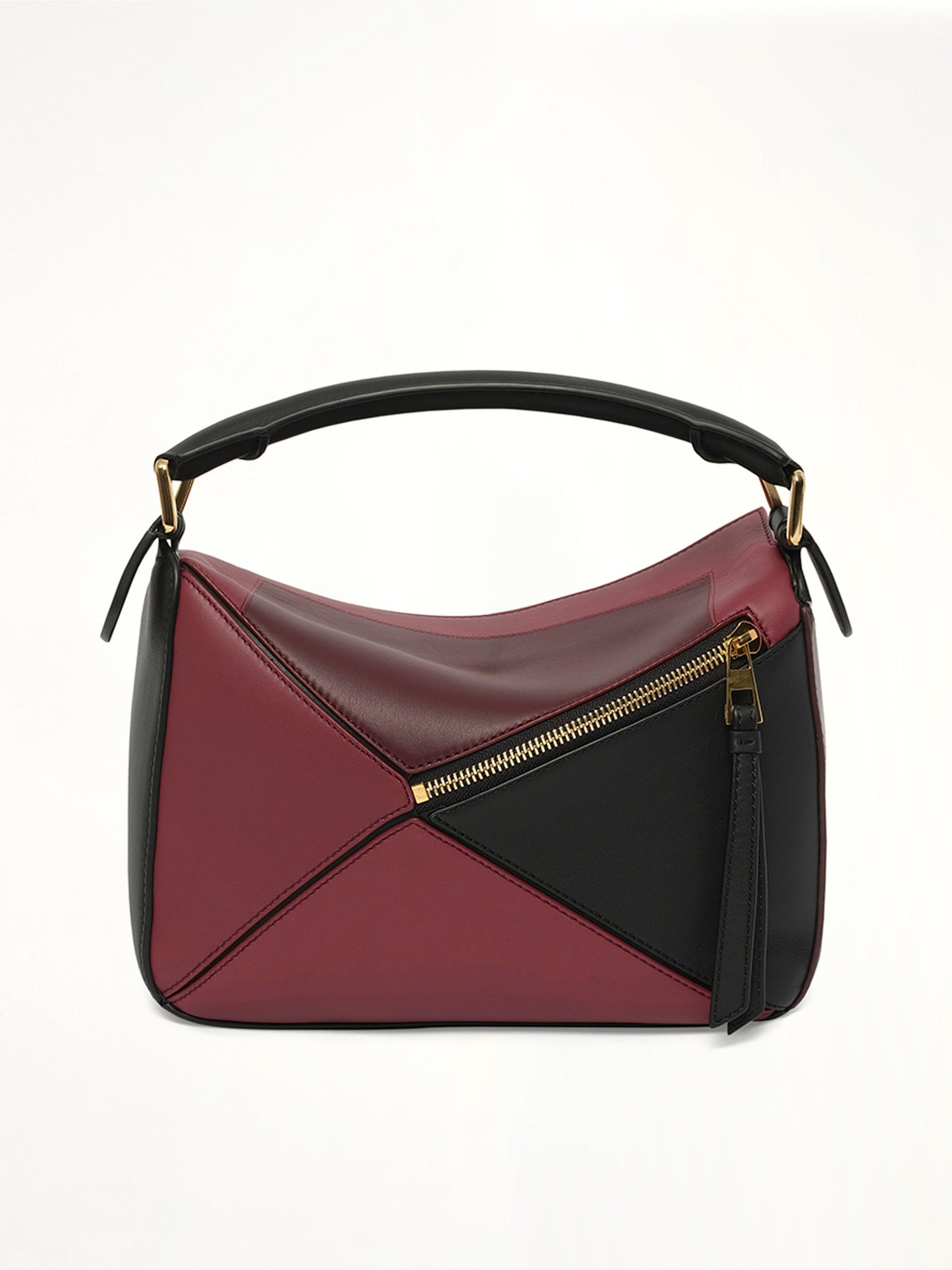 Puzzle S Square in Black/Burgundy