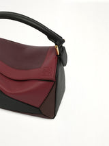 Puzzle S Square in Black/Burgundy