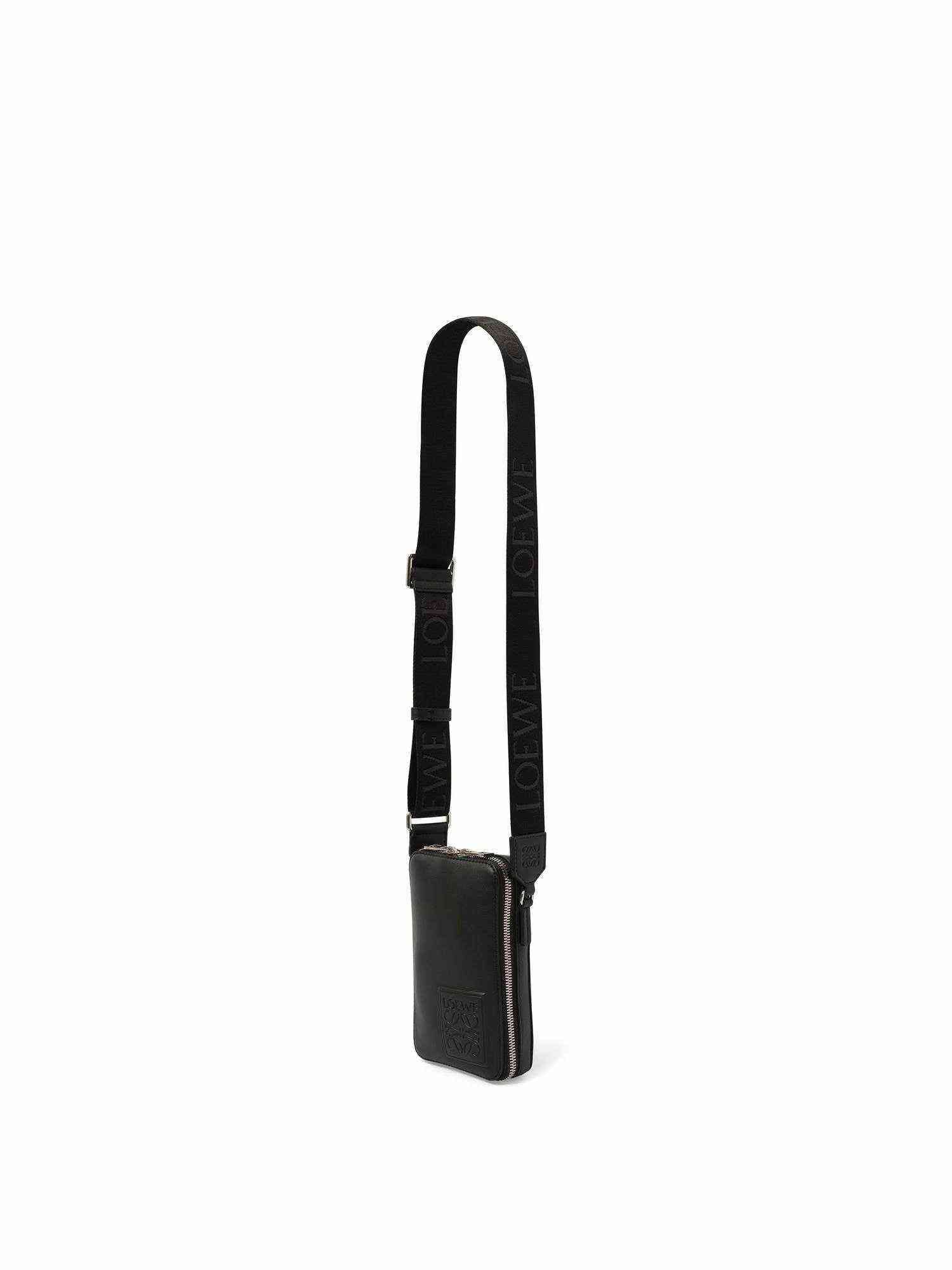 Loewe New Vertical Crossbody Pocket in Black