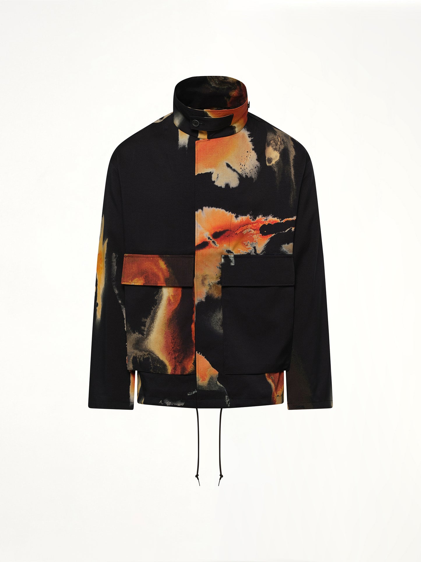 AOP Sport Uniform Coach Jacket in Black