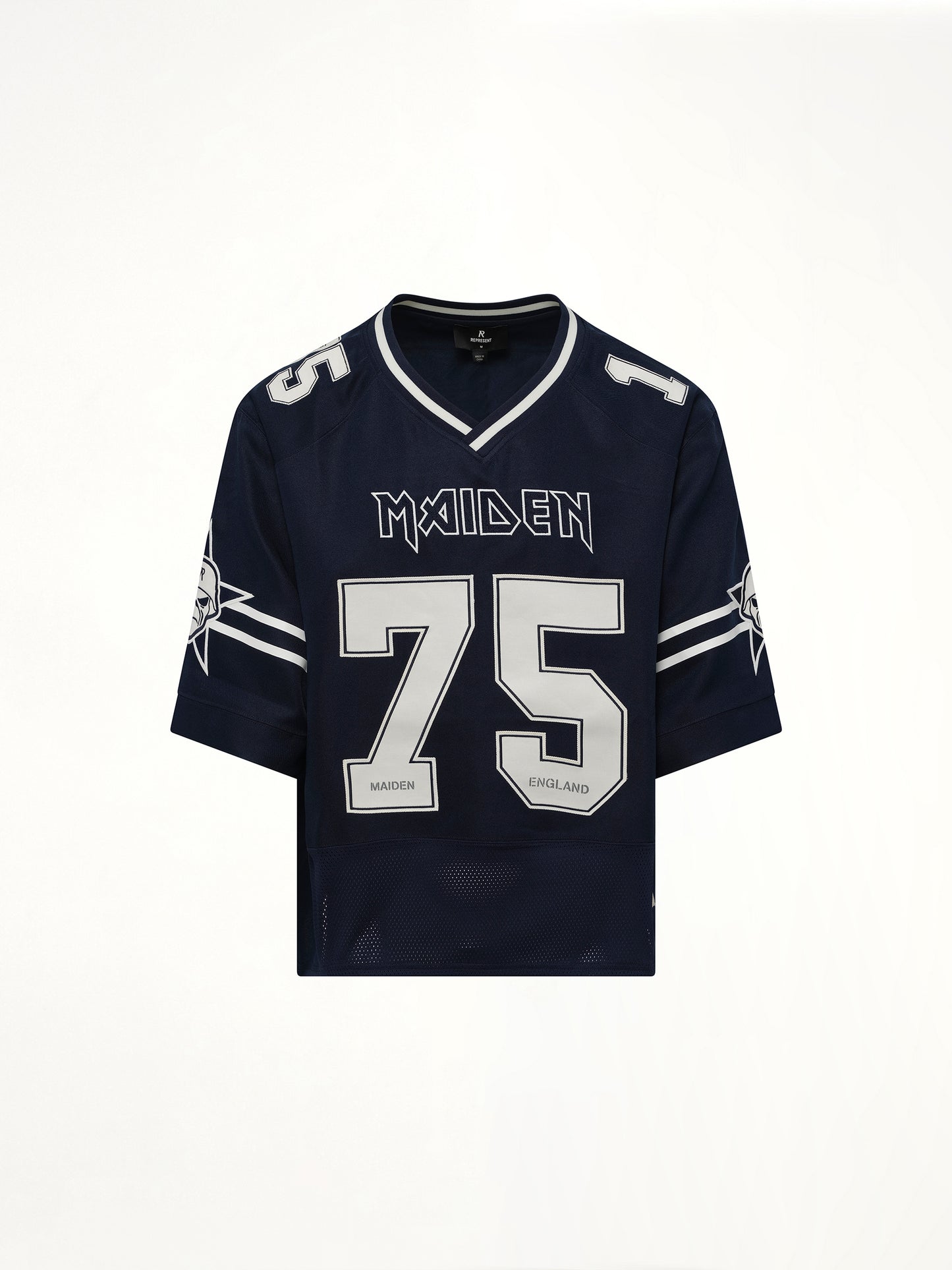 Iron Maiden Anniversary Jersey in Mid Blue