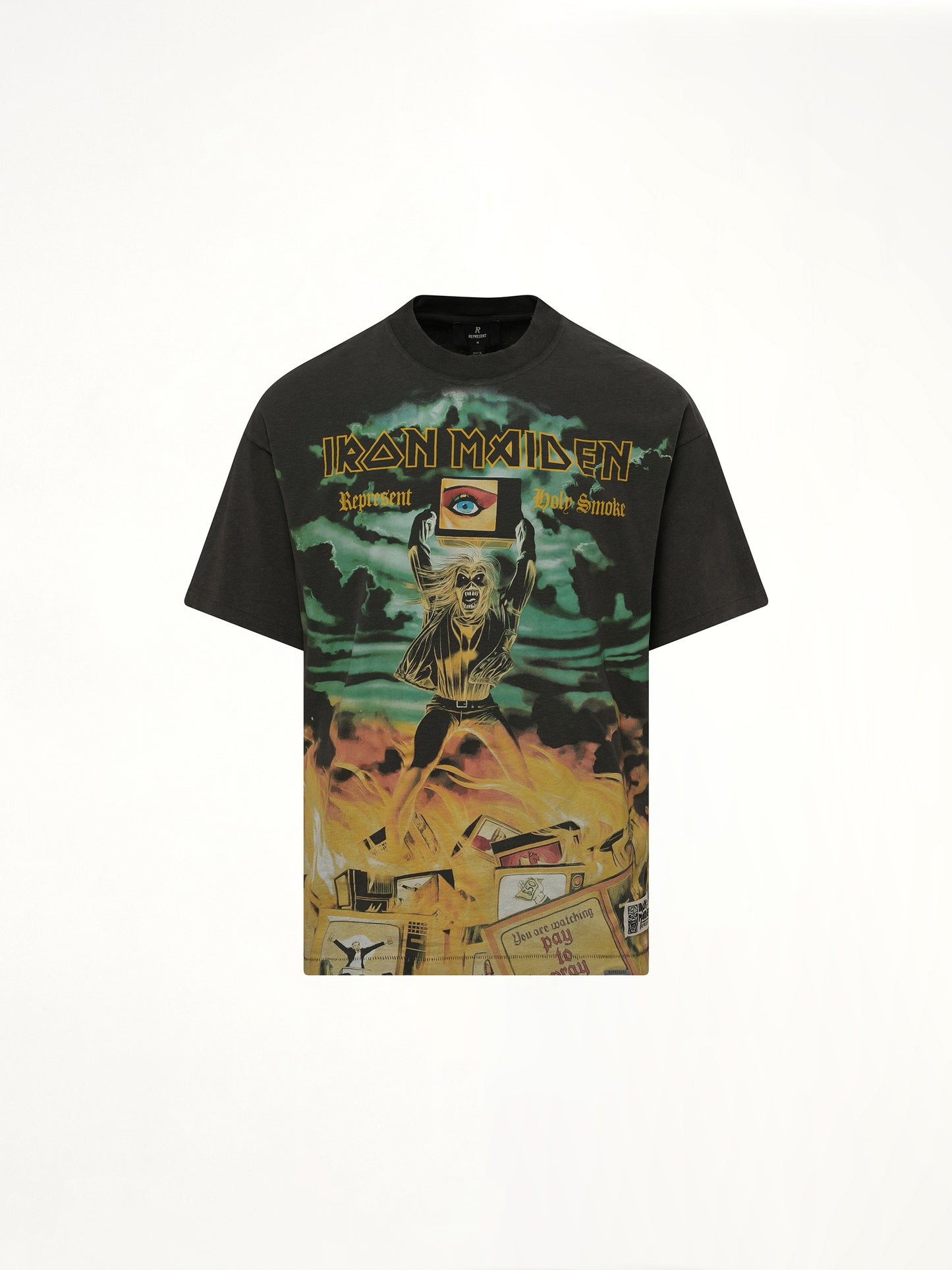 Iron Maiden Holy Smoke T-Shirt in Ash