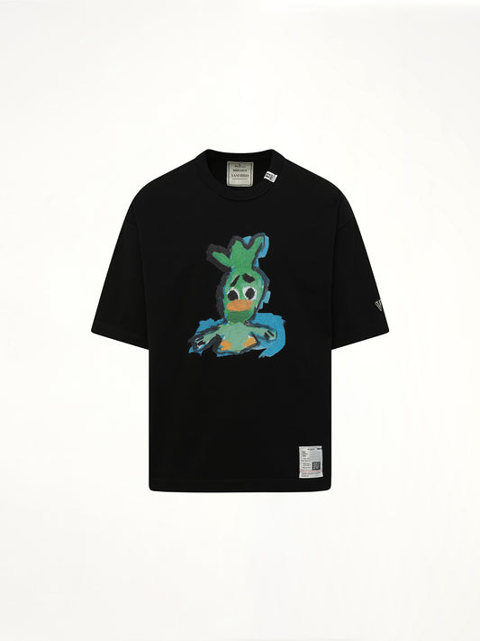 Leon Printed T-Shirt in Black