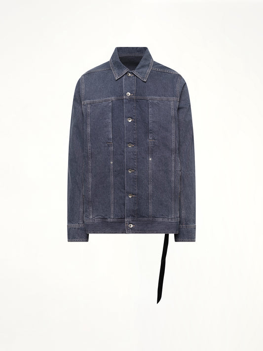 Lido Worker Jacket in Washed Grey