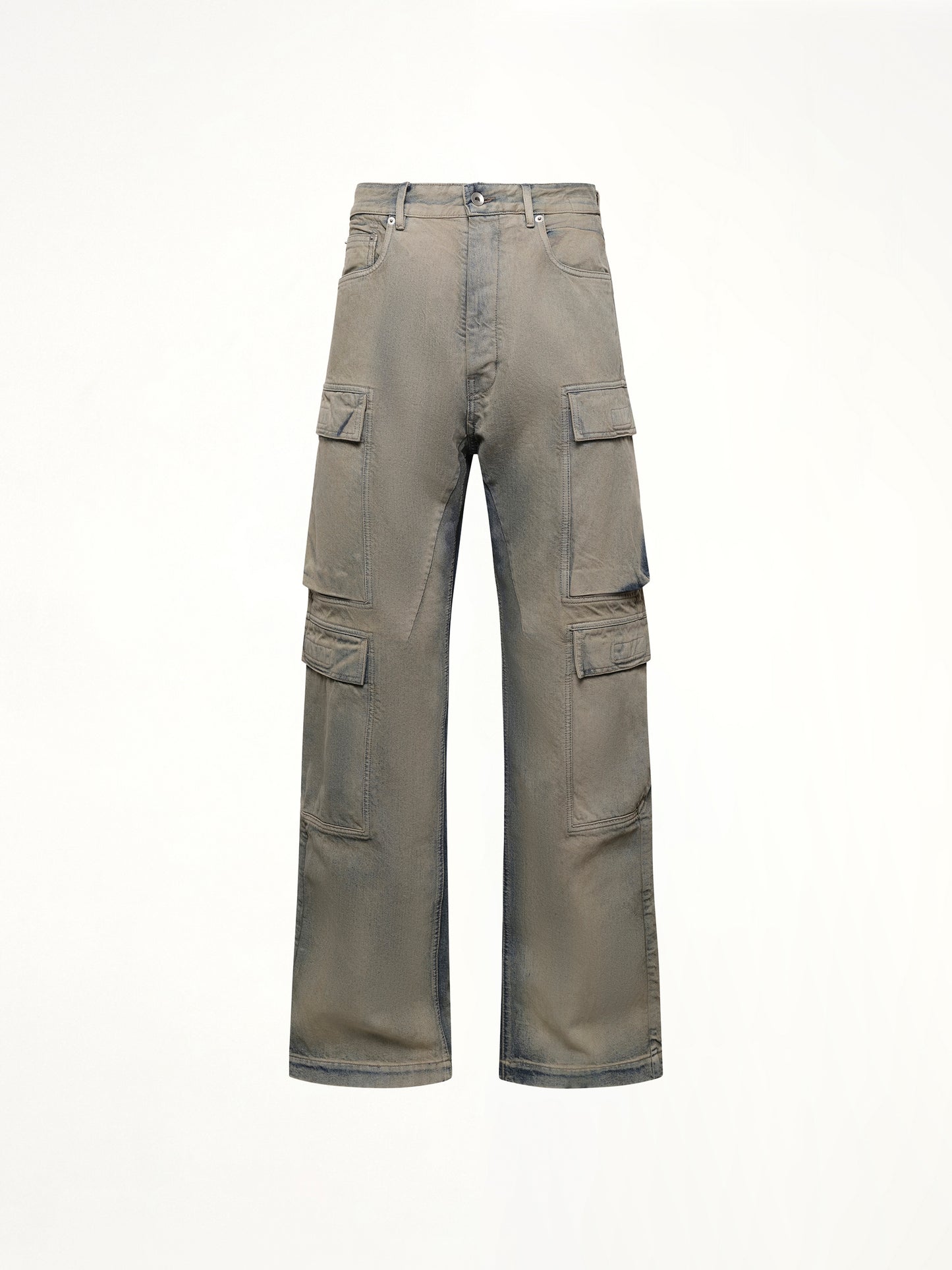 Double Cargo Jeans in Mineral Pearl