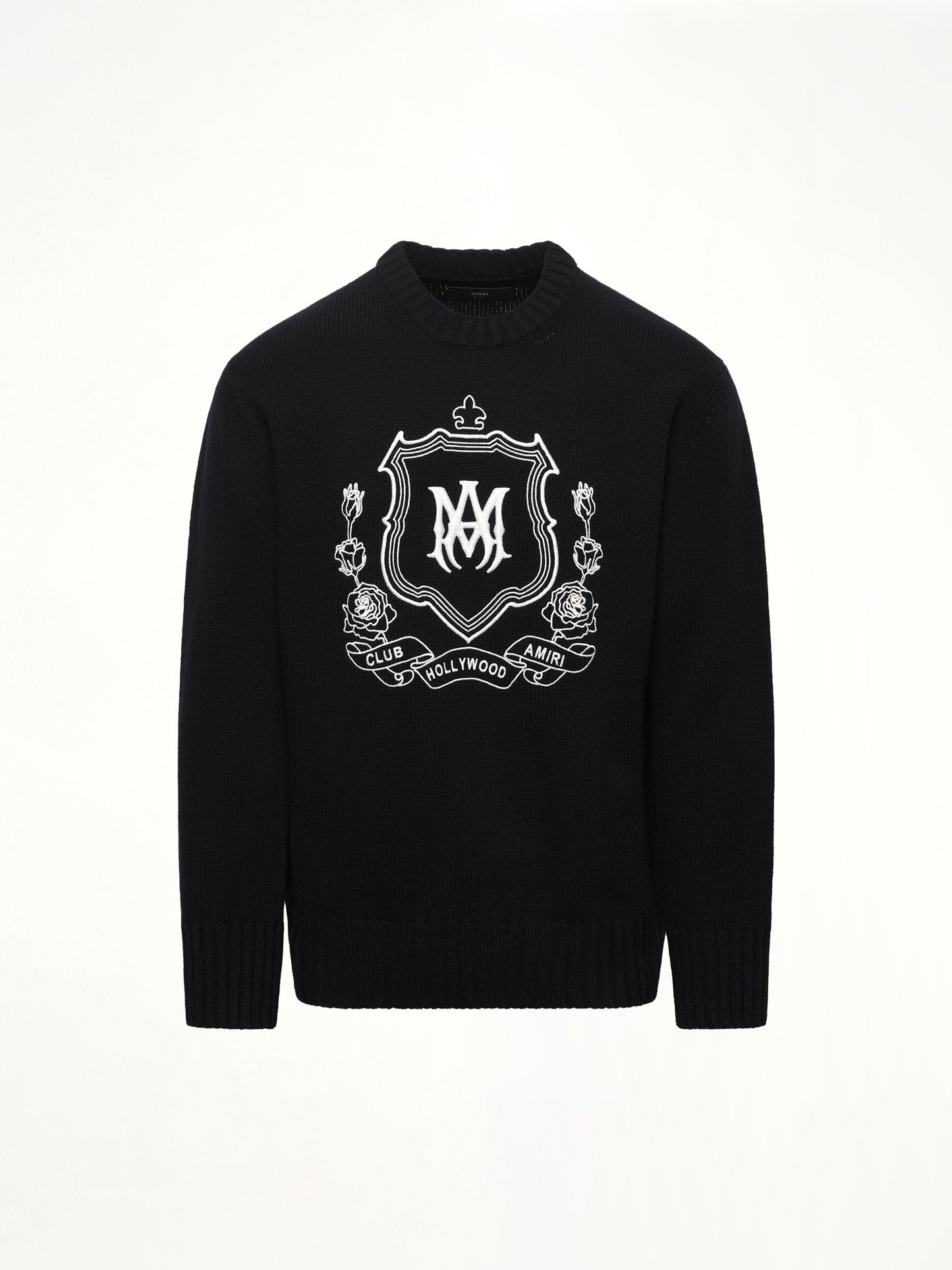 MA Crest Crewneck in Black