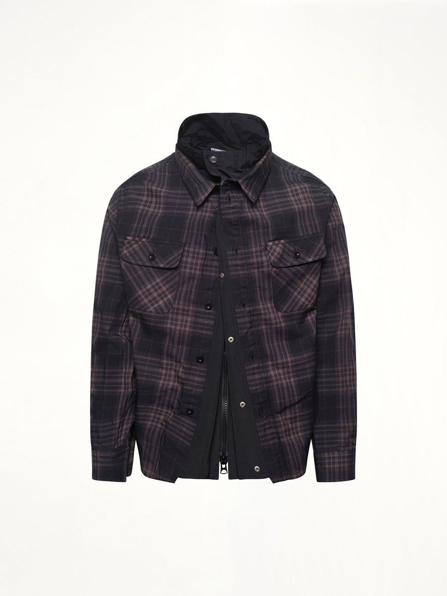Plaid Shirt in Black