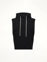 Knit Hooded Tunic in Black
