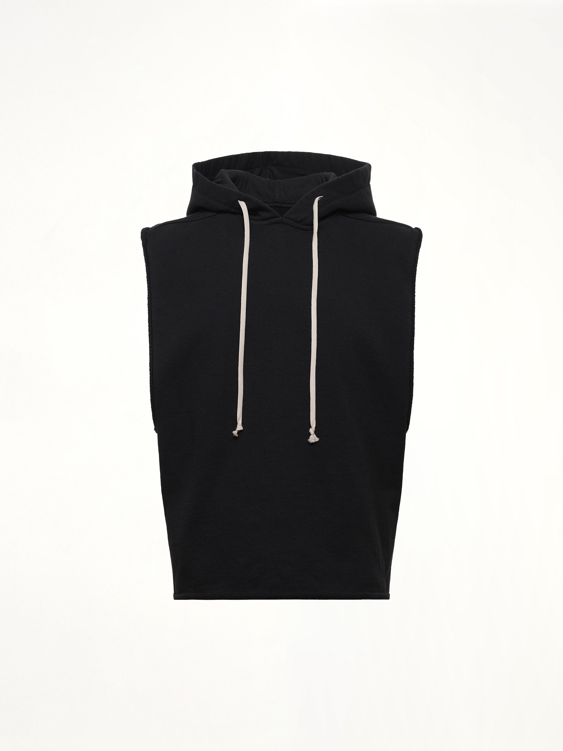 Knit Hooded Tunic in Black