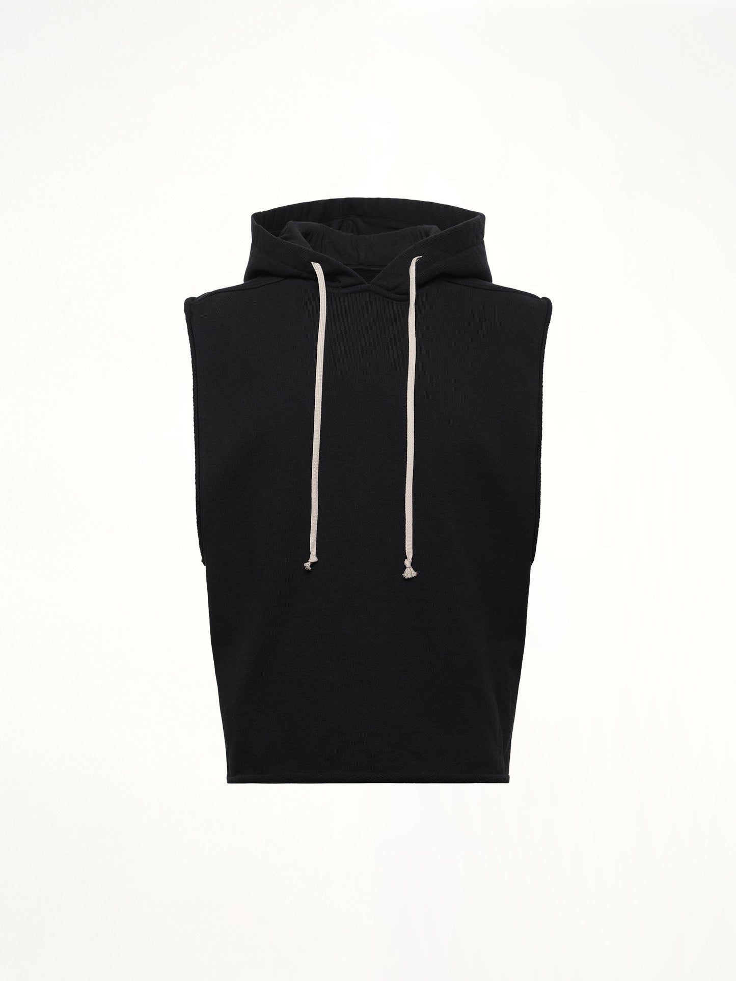 Knit Hooded Tunic in Black