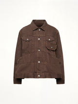 Denim Jacket in Brown
