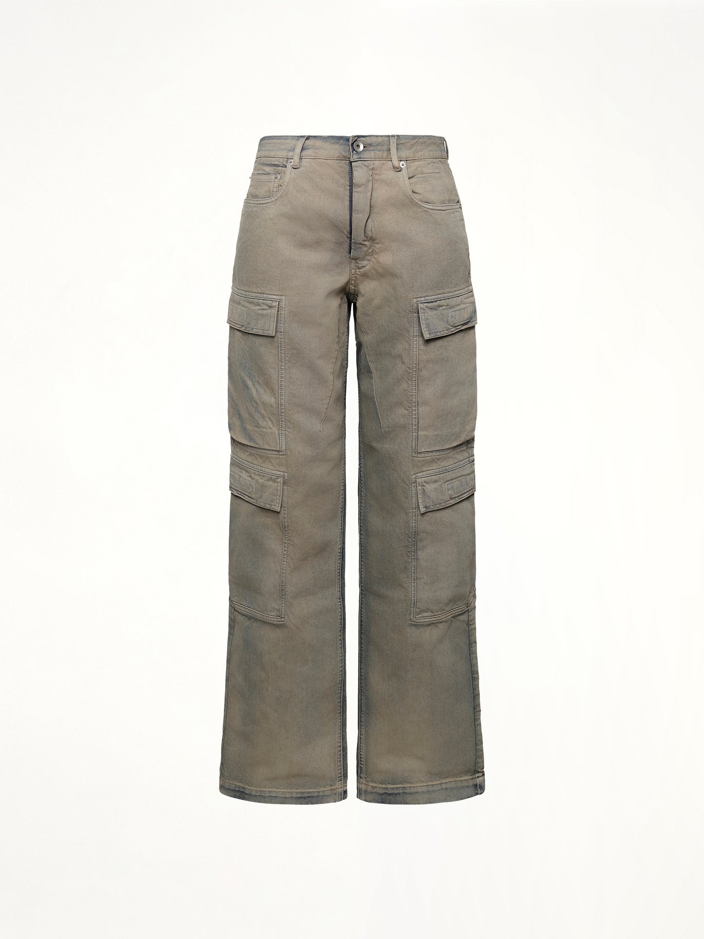 Double Cargo Jeans in Mineral Pearl