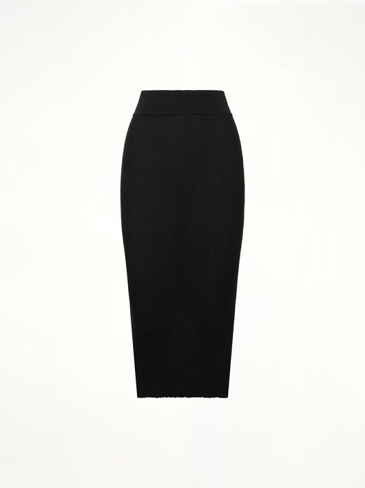 Calf Skirt Motivo in Black
